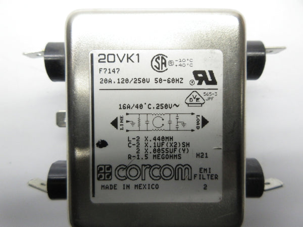 CORCOM 20VK1 120/250V 20A NSNP