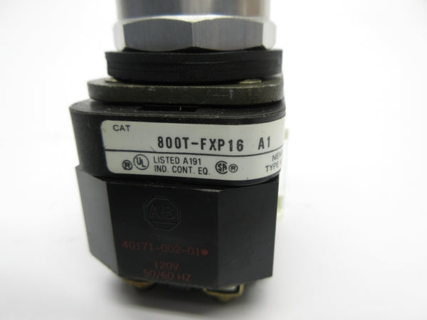 ALLEN BRADLEY 800T-FXP16A1 SER. T 120V NSNP