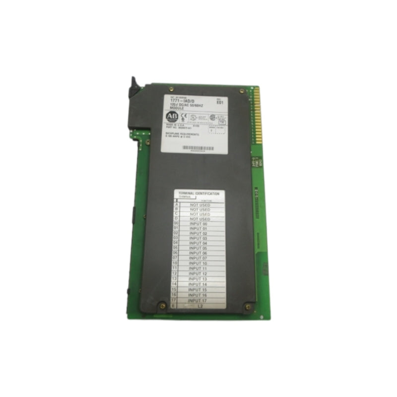 ALLEN BRADLEY 1771-IAD SER. D 120VAC/DC REV. E01 UNMP