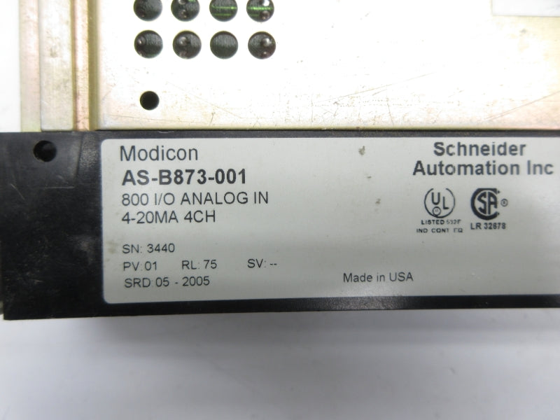 SCHNEIDER AUTOMATION AS-B873-001 UNMP