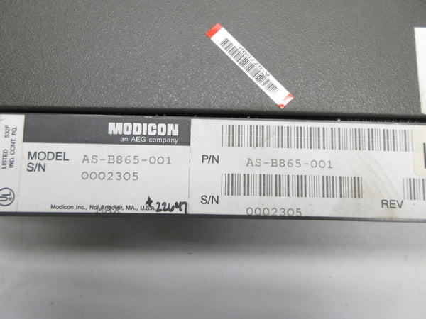 MODICON AS-B865-001 UNMP
