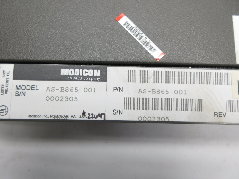 MODICON AS-B865-001 UNMP