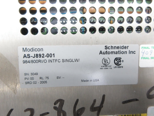 SCHNEIDER AUTOMATION AS-J892-001 UNMP