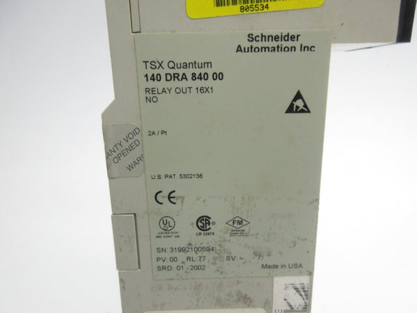 SCHNEIDER AUTOMATION 140DRA84000 2A (AS PICTURED) UNMP