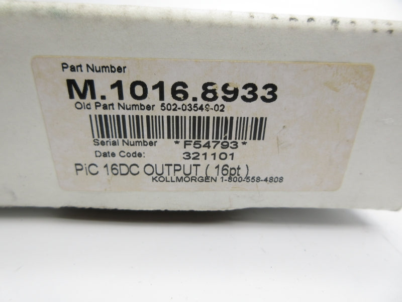 KOLLMORGEN M.1016.8933 502-03549-02 5-32VDC NSMP