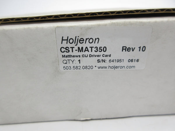 HOLIJERON CST-MAT350 REV. 10 NSMP