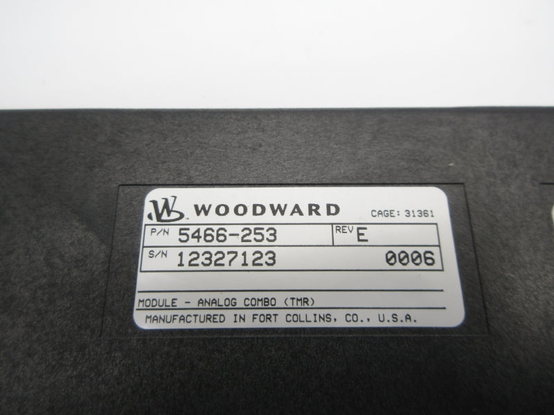 WOOWARD 5466-253 REV. E NSNP