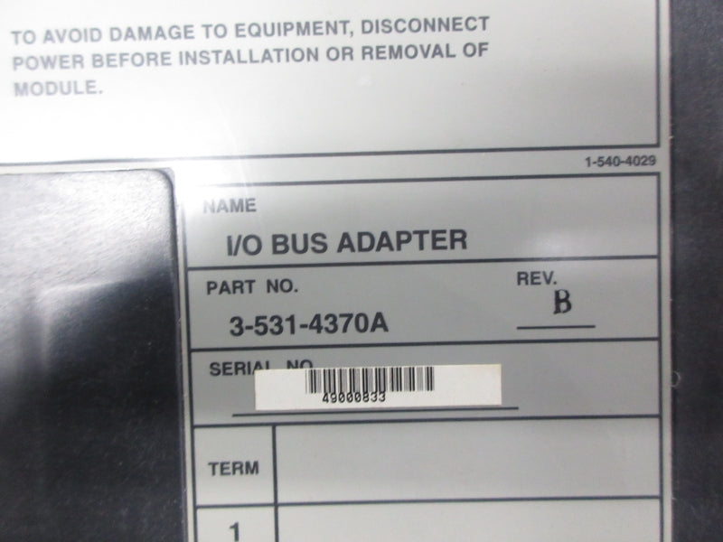 CINCINNATI MILCRON 3-531-4370A REV. B NSNP