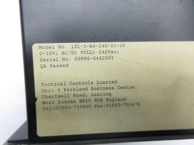 CONTROLLER 131-5-B6-240-01-00 240VAC NSNP