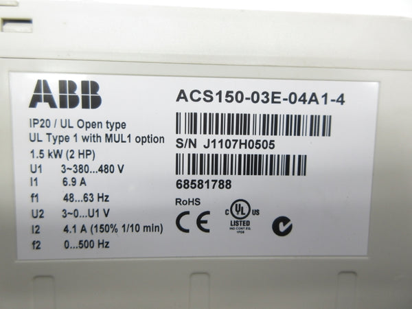 ABB ACS150-03E-04A1-4 380-480V 6.9A NSNP
