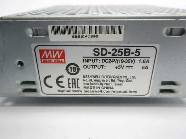 MEAN WELL SD-25B-5 24VDC 1.6A NSNP