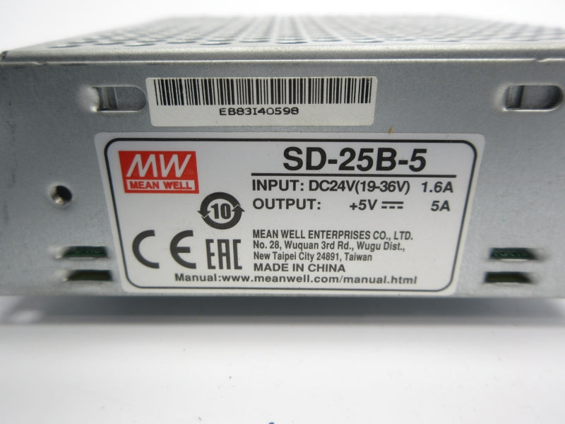 MEAN WELL SD-25B-5 24VDC 1.6A NSNP