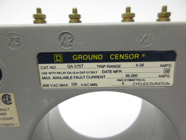 SQUARE D GA-375T 600VAC 4-36A UNMP