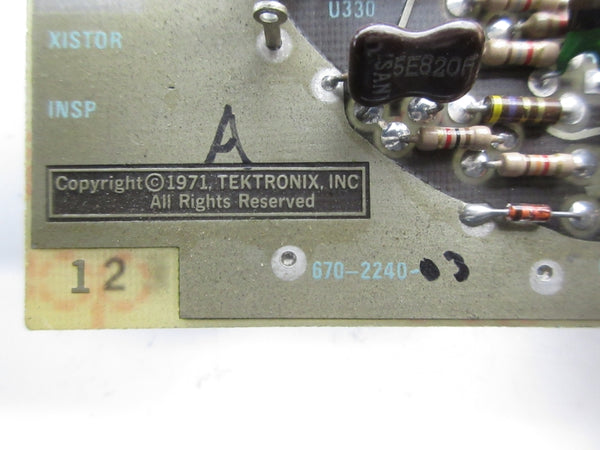TEKTRONIX 670-2240-03 UNMP