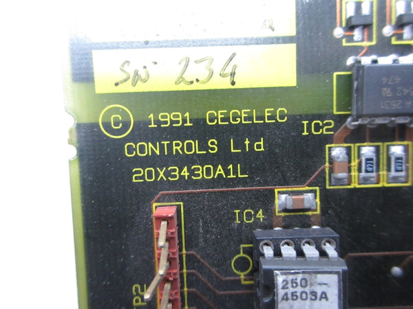 CEGELEC CONTROLS 20X3430A1L UNMP