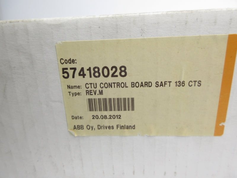 ABB 57418028 SAFT136CTS REV. M NSMP