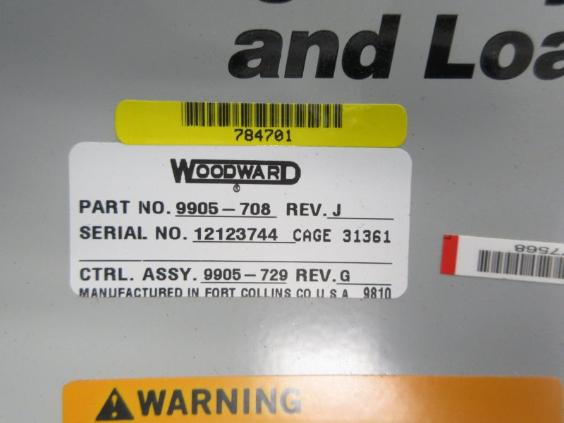 WOODWARD 9905-708 REV. J NSNP