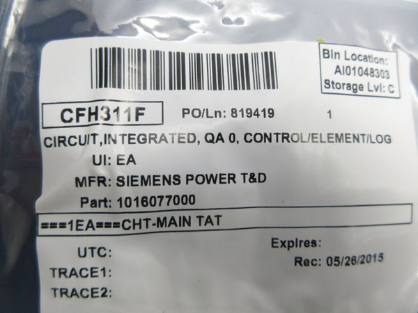 SIEMENS CFH311F 1016077000 NSMP