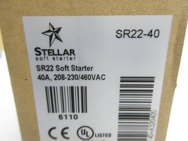 STELLAR SR22-40 208-230/460VAC 40A NSMP