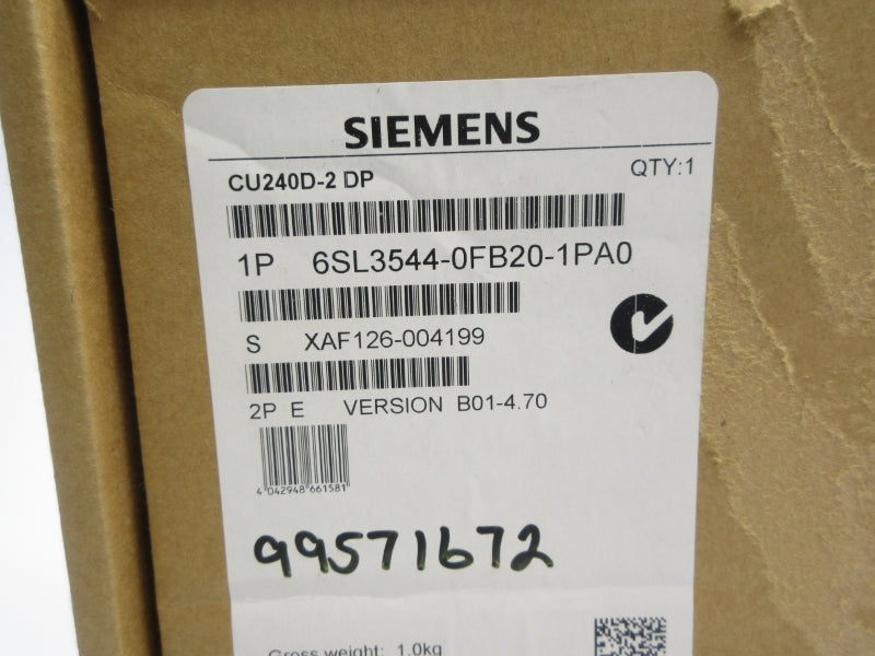 SIEMENS 6SL3544-0FB20-1PA0 NSMP