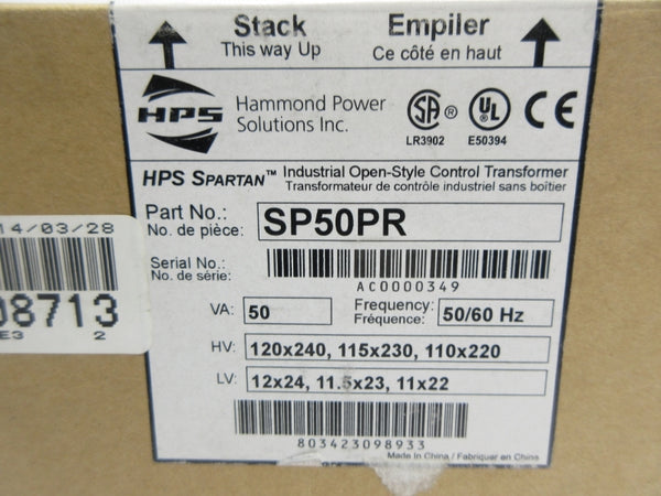 HPS SP50PR 120/240V NSMP