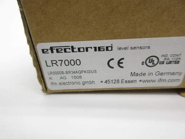 IFM EFECTOR LR7000 LR0000B-BR34AQPKG/US 18-30VDC NSMP