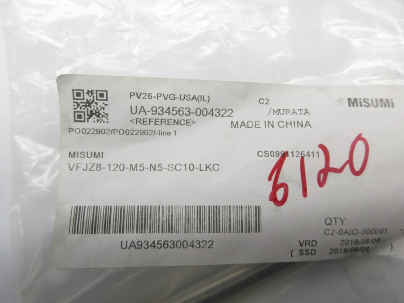 MISUMI VFJZ8-120-M5-N5-SC10-LKC NSMP