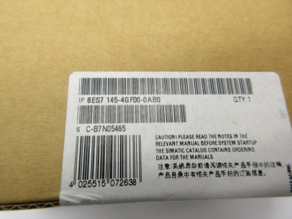 SIEMENS 6ES7145-4GF00-0AB0 NSFS