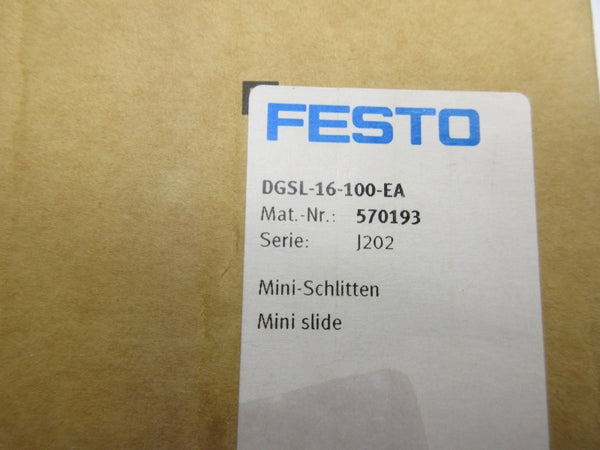 FESTO DGSL-16-100-EA 570193 NSMP