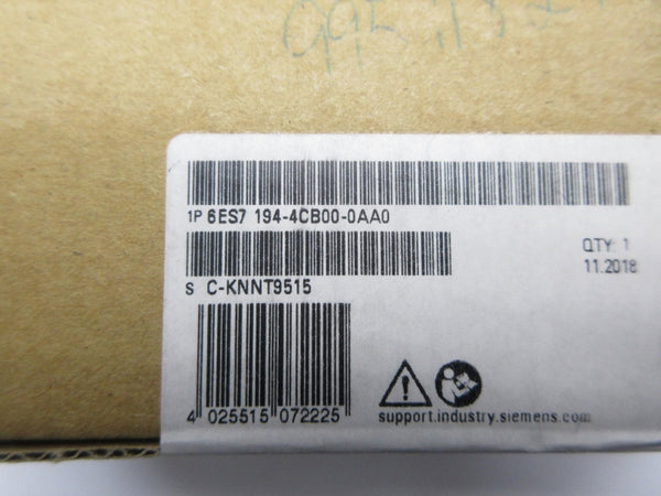 SIEMENS 6ES7194-4CB00-0AA0 NSFS