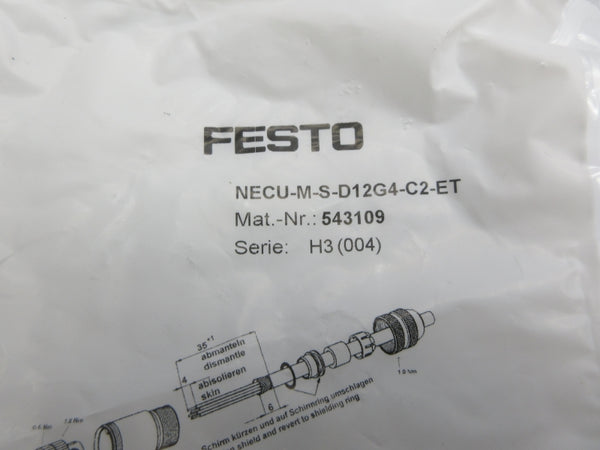 FESTO NECU-M-S-D12G4-C2-ET 543109 NSMP