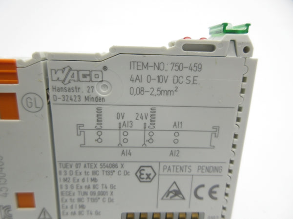 WAGO 750-459 0-10VDC NSNP