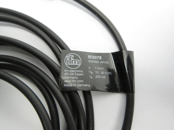 IFM EFECTOR IE5078 IEB3001-APOG 10-36VDC NSNP