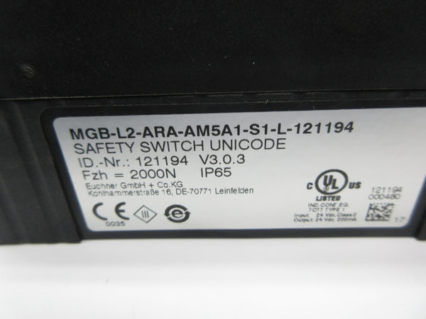 EUCHNER MGB-L2-ARA-AM5A1-S1-L-121194 121194 NSNP