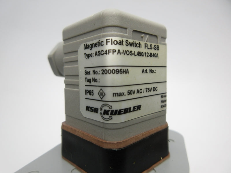KSR KUEBLER ASC4FPA-VOS-L450/12-B40A 50VAC NSNP