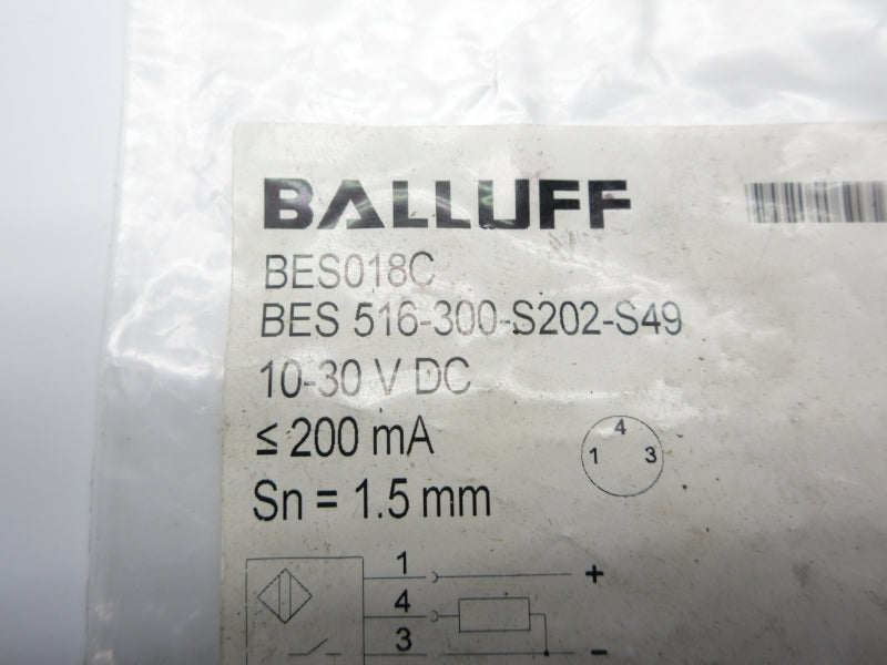 BALLUFF BES018C BES516-300-S202-S49 10-30VDC NSMP