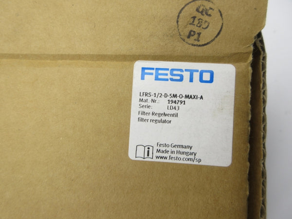 FESTO LFRS-1/2-D-5M-O-MAXI-A 194791 180PSI NSMP