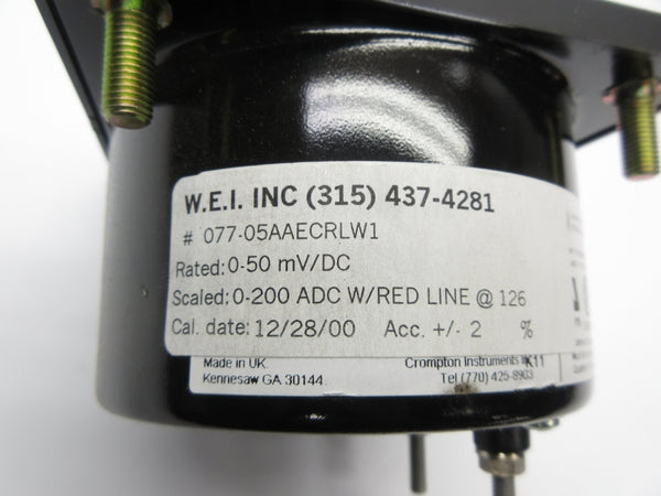 W.E.I. 077-05AAECRLW1 0-200DCA NSNP