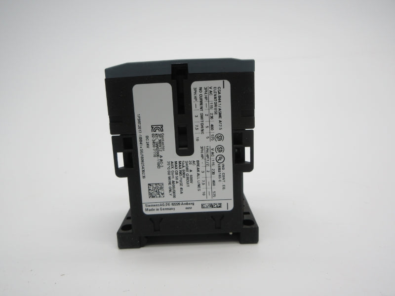 SIEMENS 3RT2017-1BB41 24VDC NSNP