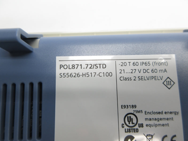 SIEMENS POL871.72/STD S55626-H517-C100 21-27VDC NSNP