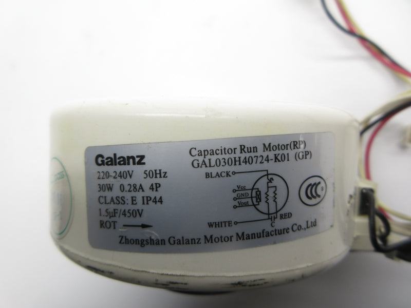 GALANZ GAL030H40724-K01 220-240V 0.28A UNMP