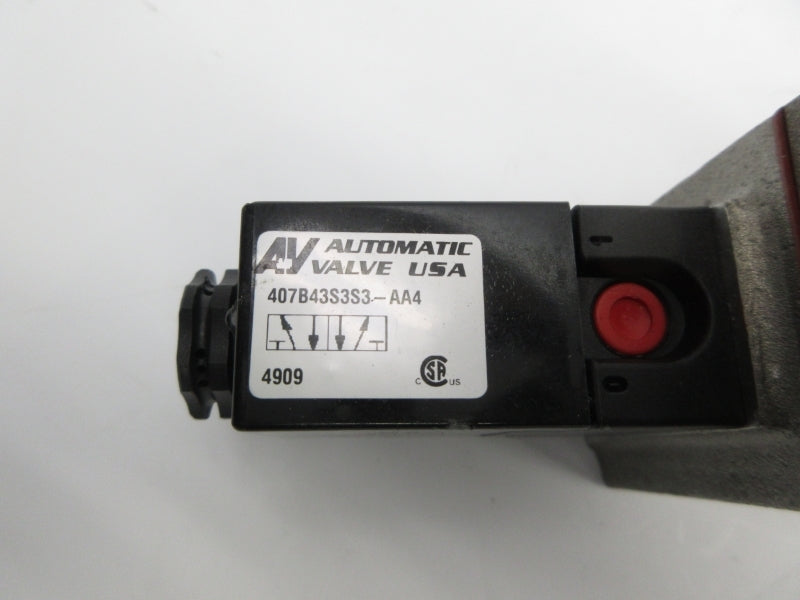 AUTOMATIC VALVE 407B43S3S3-AA4 120V NSNP