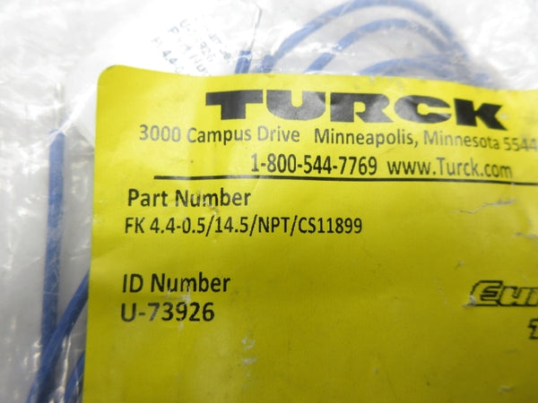 TURCK FK4.4-0.5/14.5/NPT/CS11899 U-73926 NSMP