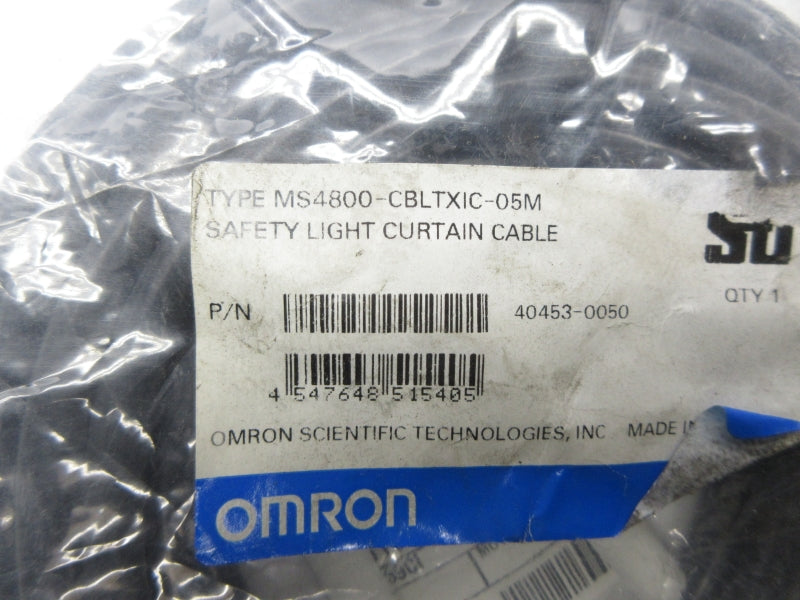 OMRON MS4800-CBLTXIC-05M 40453-0050 NSMP