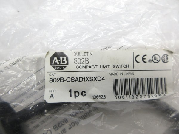 ALLEN BRADLEY 802B-CSAD1XSXD4 SER. A NSMP