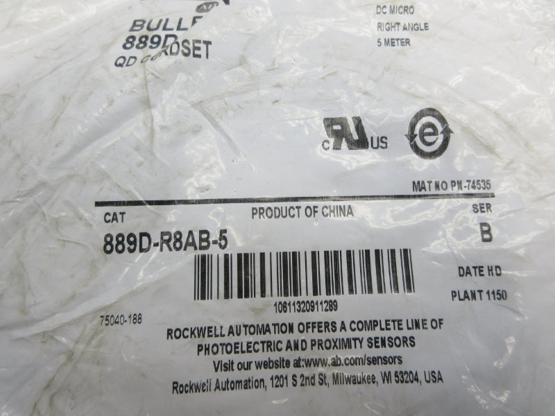ALLEN BRADLEY 889D-R8AB-5 SER. B NSMP