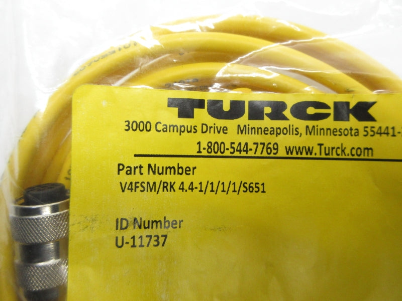 TURCK V4FSM/RK4.4-1/1/1/1/S651 U-11737 NSMP