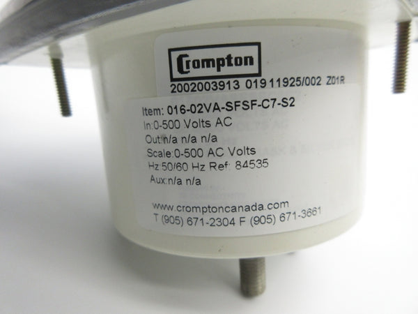 CROMPTON 016-02VA-SFSF-C7-S2 0-500VAC NSNP
