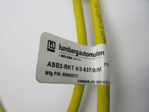 LUMBERG AUTOMATION ASB2-RKT4/3-637/0.3M 600003372 NSNP
