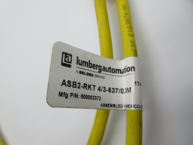 LUMBERG AUTOMATION ASB2-RKT4/3-637/0.3M 600003372 NSNP